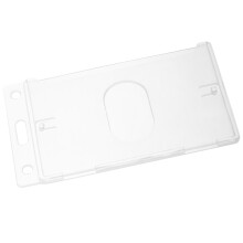 1Set Badgehalter .93x2.36x0.12in Größe Für Einfache Entnahme