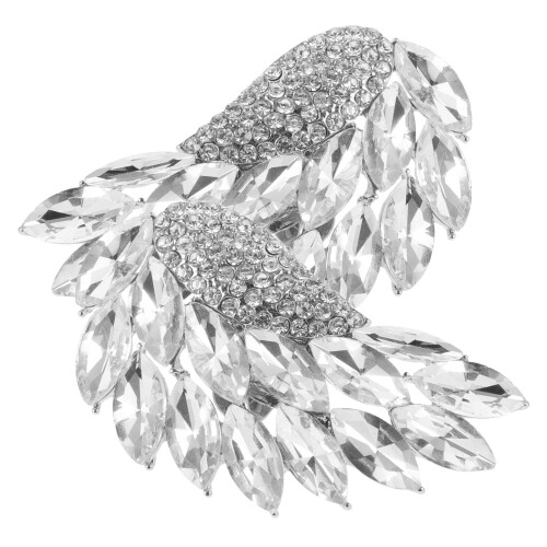 2 Schnalle 6,00x4,00x0,80 cm Silber