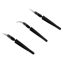 3Pièces Pincettes Anti-Statique Céramique Acier Pour Démontage