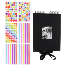 1 Set Scrapbook Album Foto Ordner Papier Aufkleber