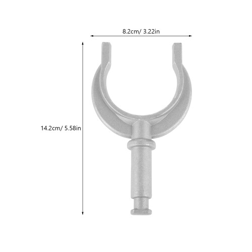 Boots Paddel Halter Gabel Form Ruderhalterung Aluminium 1 1