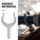Boots Paddel Halter Gabel Form Ruderhalterung Aluminium 1 6