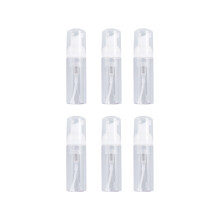 6Pièces Flacon Transparent Rechargeable Pour Et Shampooing