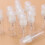 6Pièces Flacon Transparent Rechargeable Pour Et Shampooing 10