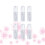 6Pièces Flacon Transparent Rechargeable Pour Et Shampooing 4