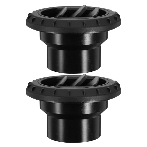 2St Zwarte ABS Auto Verwarmingsbuis, Parkeerverwarmer Compatibel