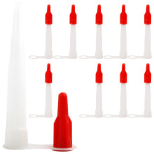 10 Stuks Lijmmondstuk Slijtvaste Caulk Mondstukken Draagbare Sealant