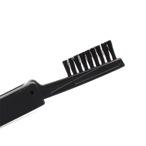 Eyebrow Brush Dubbelzijdig Zwart 1 Stuk 2