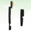 Eyebrow Brush Dubbelzijdig Zwart 1 Stuk 10