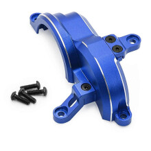 (Blue) Remote Control Car Gear Box Metal for Remote Control Crawlers Car for 1/10 Remote Control Crawlers Parts Red