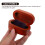 1Pc Red Wood Guitar Pick Holder Compact Storage Case for Easy Carry 9