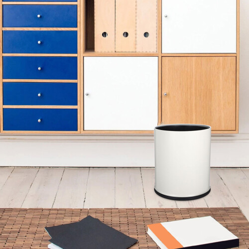 Cute Badmülleimer Mit Fächern Schichtbehälter Büro Weiß 2