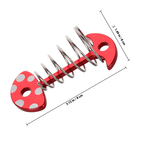Raindrops Verschleißfester Seilspanner Zeltleine Spanner Rot 1 1