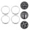 4 Custom Mittenzentrierungsringe Außenbereich Silber 11