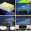 Led Solar Sicherheitsleuchte , Polykrystallines , 9