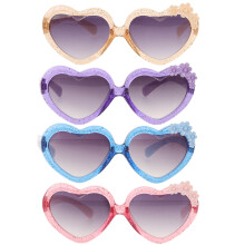 4 Partybrillen Kinder Strand Sonnenbrille Herz Lustig Kind