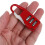 6Pcs Zinc Alloy Suitcase Padlocks Combination 3-Digit Lock Multi-Color 8