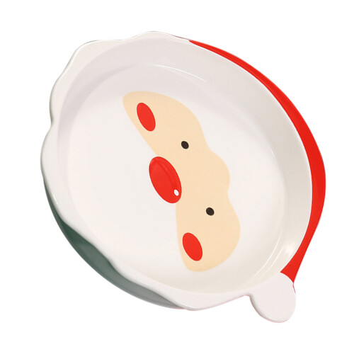 2 Keramik Servierplatte In Form Eines Weihnachtsmanns 2