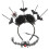 4 Sets Choker Stirnband Spinne Gothic Halloween 1