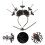 4 Sets Choker Stirnband Spinne Gothic Halloween 5
