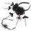 4 Sets Choker Stirnband Spinne Gothic Halloween 3