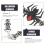 4 Sets Choker Stirnband Spinne Gothic Halloween 6