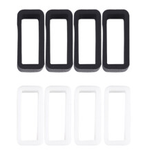 8St Elektroplattierte Uhrenschließe Smartwatch Ringe Armband