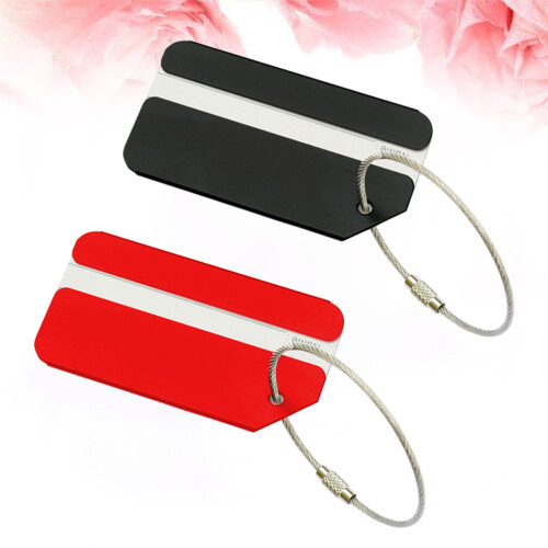 2 Bagage Label Koffer En Handtas Tag 2