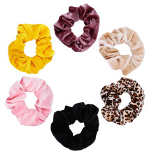 6pcs Large Scrunchies For Women Comfortable Velvet Hair Ties
