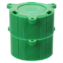 2 Schlüsselstecker Schutzhülle 5,20x4,10x2,80 cm Grün