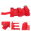 Raindrops Halterungsgurt 18X18Cm Rot 5