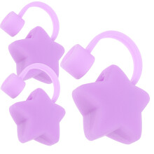 3Stk Weicher Gummistraw Stopper Silikon Getränkeglas
