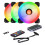 120Mm Rgb Pc-Gehäuselüfter Mit Hoher Luftdurchsatz Controller 10