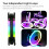 120Mm Rgb Pc-Gehäuselüfter Mit Hoher Luftdurchsatz Controller 7