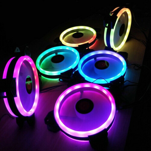 120Mm Rgb Pc-Gehäuselüfter Mit Hoher Luftdurchsatz Controller 2
