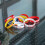 6Pièces Bracelets Silicone Durable Déco Pays Multicolores 2