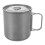 Faltbare Tasse Silber Langlebig Und Für Camping 1