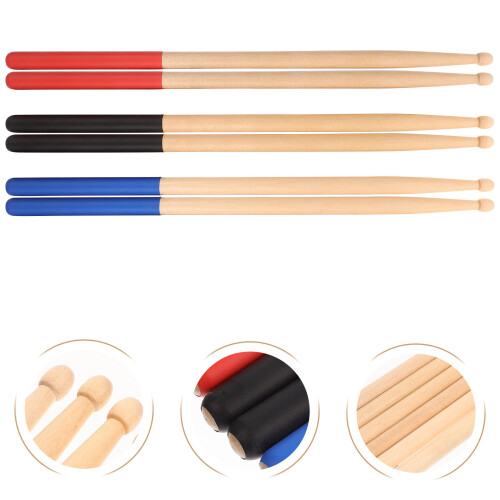 Maple Drumsticks Tragbar 3 Paar Für Tägliches Training 2