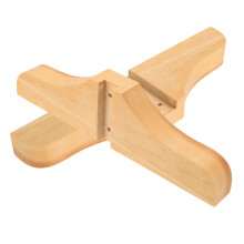 Holz Raumteiler Khaki 2 12,4x3,3x1,3 Zoll