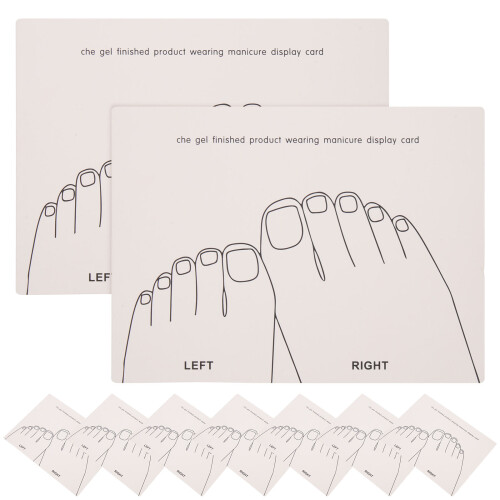 15St Nail Art Display Karte Push Confetti Papier