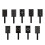 9 Magnetplatte Stab 3D Cat Eye UV Gel Nagellack Set 3
