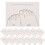 15St Nail Art Display Karte Push Confetti Papier 6