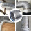 3Mconduit Air Flexible Aluminium Double Couches Ininflammable Argent 4