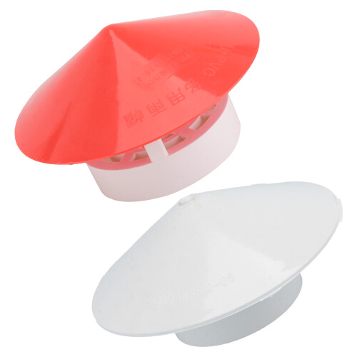 Chimney Rainproof Cover 18X18 Cm Pvc Material Windproof 1 Stk