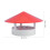 Chimney Rainproof Cover 18X18 Cm Pvc Material Windproof 1 Stk 2
