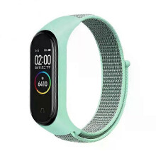 (A19) Nylon Strap For Xiaomi Mi Band 4/5/6/7 Bracelet Wristband Sports Breathable Bracelet For Miband 4/5/6/7 Replacement Correa Strap