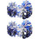 2Pcs Blue PVC Cheer Pom Poms Durable Reusable Performance Props 7
