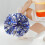 2Pcs Blue PVC Cheer Pom Poms Durable Reusable Performance Props 4