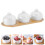 Set Dessertbecher Rund Weiß Für Saucen 5