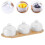 Set Dessertbecher Rund Weiß Für Saucen 6
